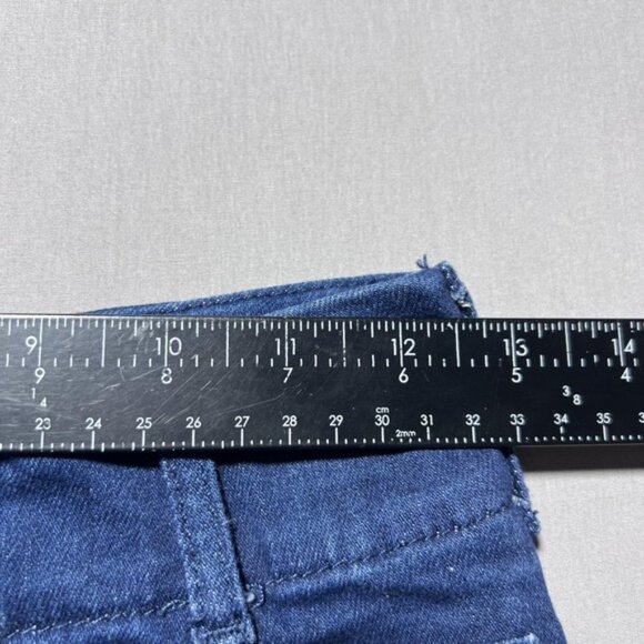 Maeve Anthropologie The Colette Jeans Womens 25P Blue High Rise Wide Leg Cropped - Picture 11 of 15